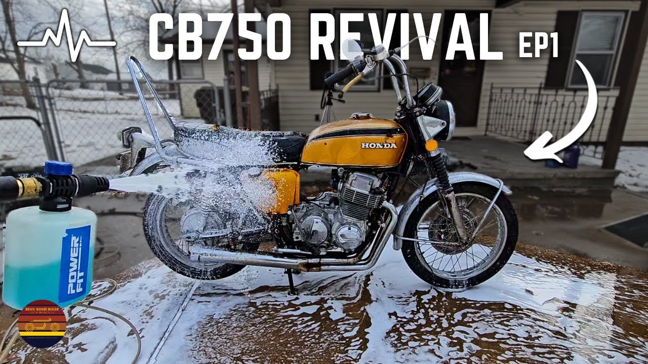 Возрождение нашего амбарного CB750 начинается! Эпизод 1