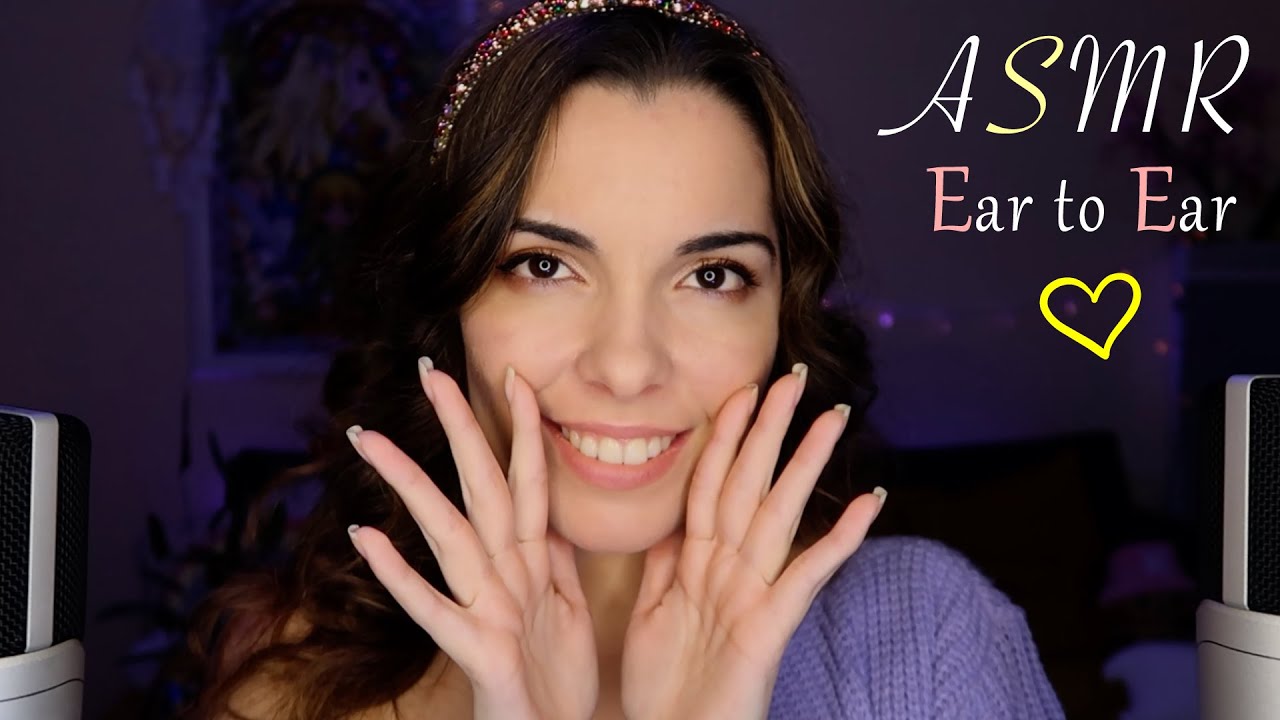 ASMR FR ~ Je Chuchote dans tes Oreilles ♡ DOUBLE MIC ♡ (Inaudible - Ear to Ear - Breath - Hands Mov)