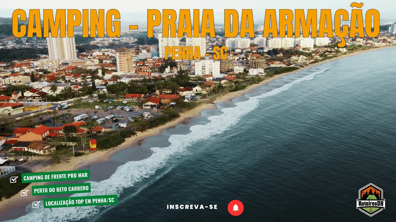 Camping na Praia da Armação - Próximo ao Parque Beto Carrero