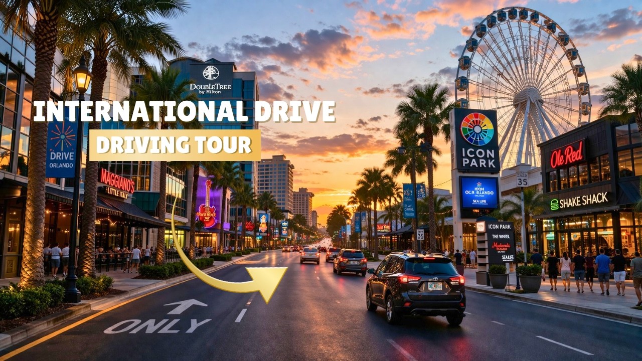 Explore International Drive Orlando! Enjoy Amazing Driving Tour 🚗
