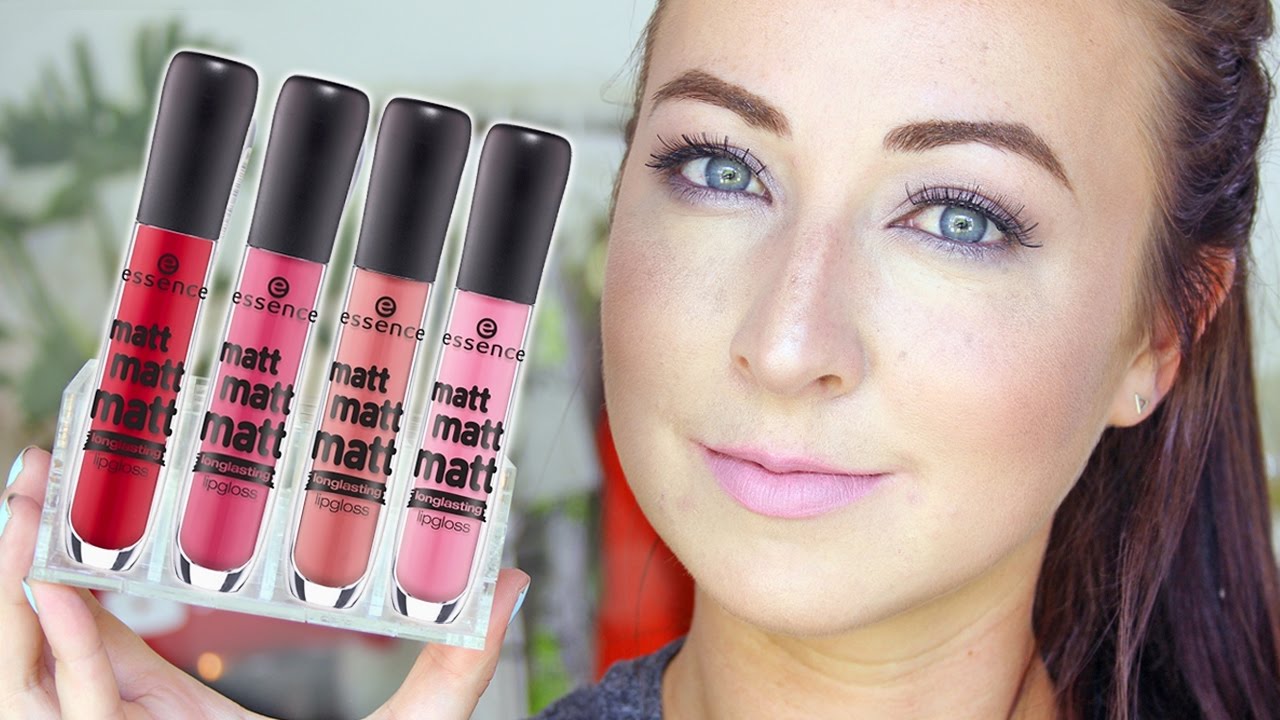 essence SWATCHES - Matt Matt Matt Lipgloss