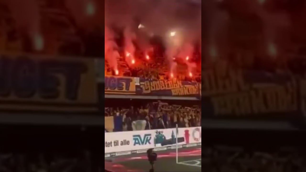 Silkeborg IF - Br&oslash;ndby IF : parcage #ultras #Brondby #Sydsiden