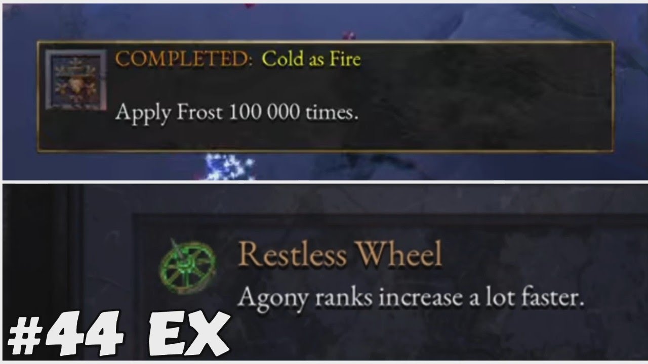 Halls of Torment #44 EX: I try Restless Wheel Artifact. Cold as Fire Quest.