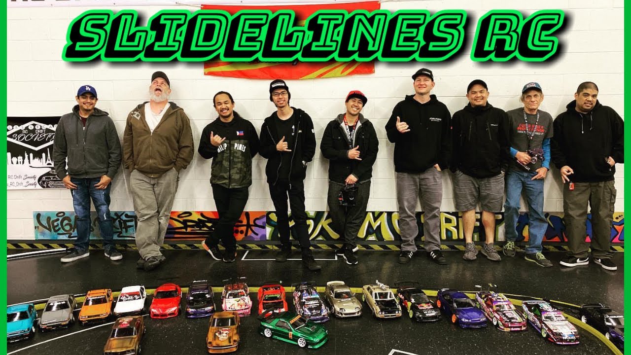 A Visit to SLIDELINES RC in Las Vegas!! Driver Raymond from Hawaii gets some laps with locals!!!