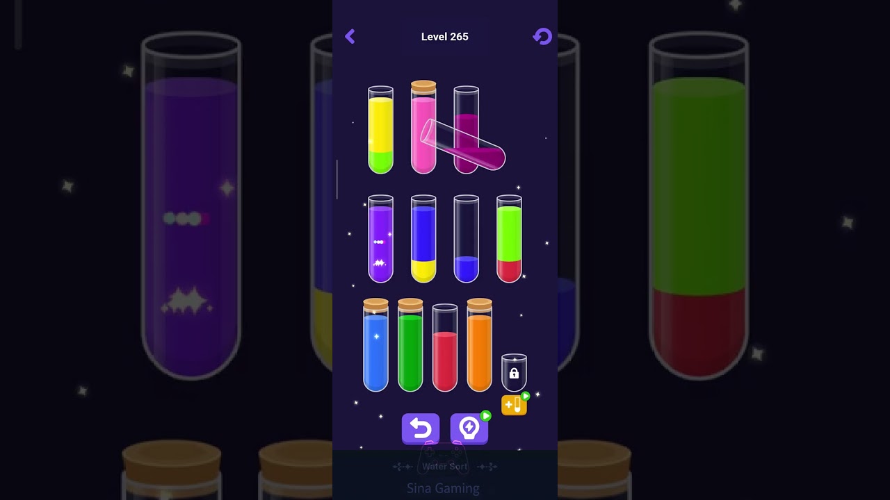 Block Blast Water Sort Level 261 to Level 270