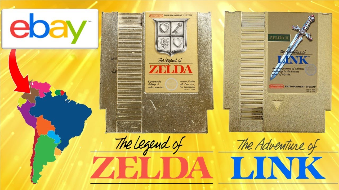 Compre dos juegos de Zelda de NES en ebay ¿Como me fue?
