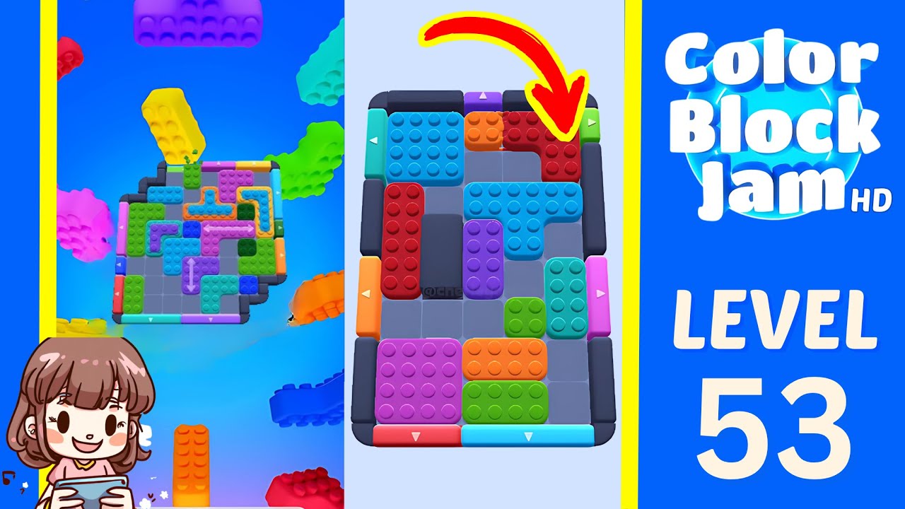 Color Block Jam Level 53 Solution Walkthrough