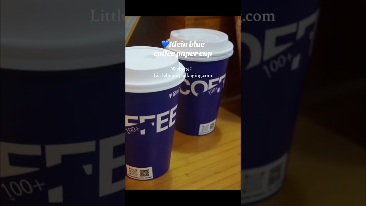 💙Hot stamping coffee & milk tea paper cup