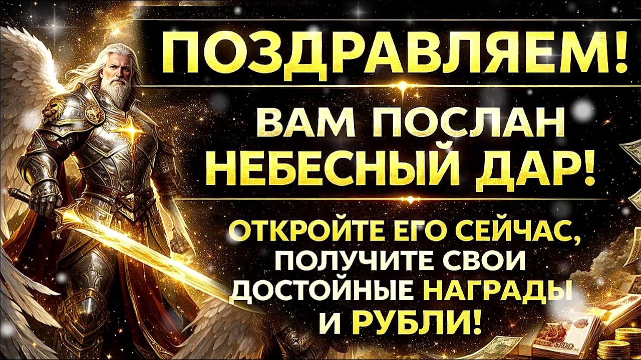 🎁 ПОЗДРАВЛЯЕМ! ВАМ ПОСЛАН НЕБЕСНЫЙ ДАР ✨ ОТКРОЙТЕ ЕГО И УЗНАЙТЕ, КАКОЙ НОВЫЙ ЭТАП ЖДЁТ ВАС СЕЙЧАС!