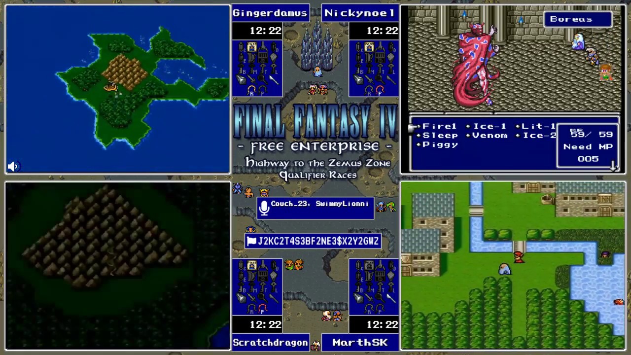 FF4 Free Enterprise Randomizer League -- Qualifier 3 (7/21/18)