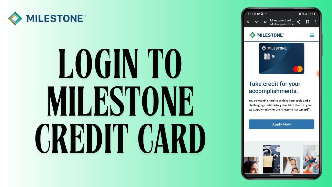 Milestone Credit Card I Login to Milestone Gold Mastercard