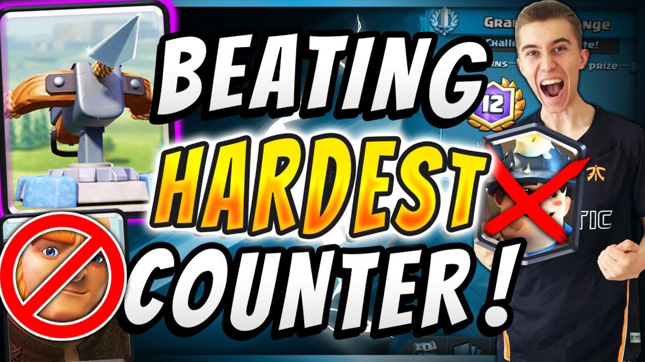 HOW TO DESTROY GIANT MINER w/ 2.9 XBOW! Top 100 Ladder — Clash Royale