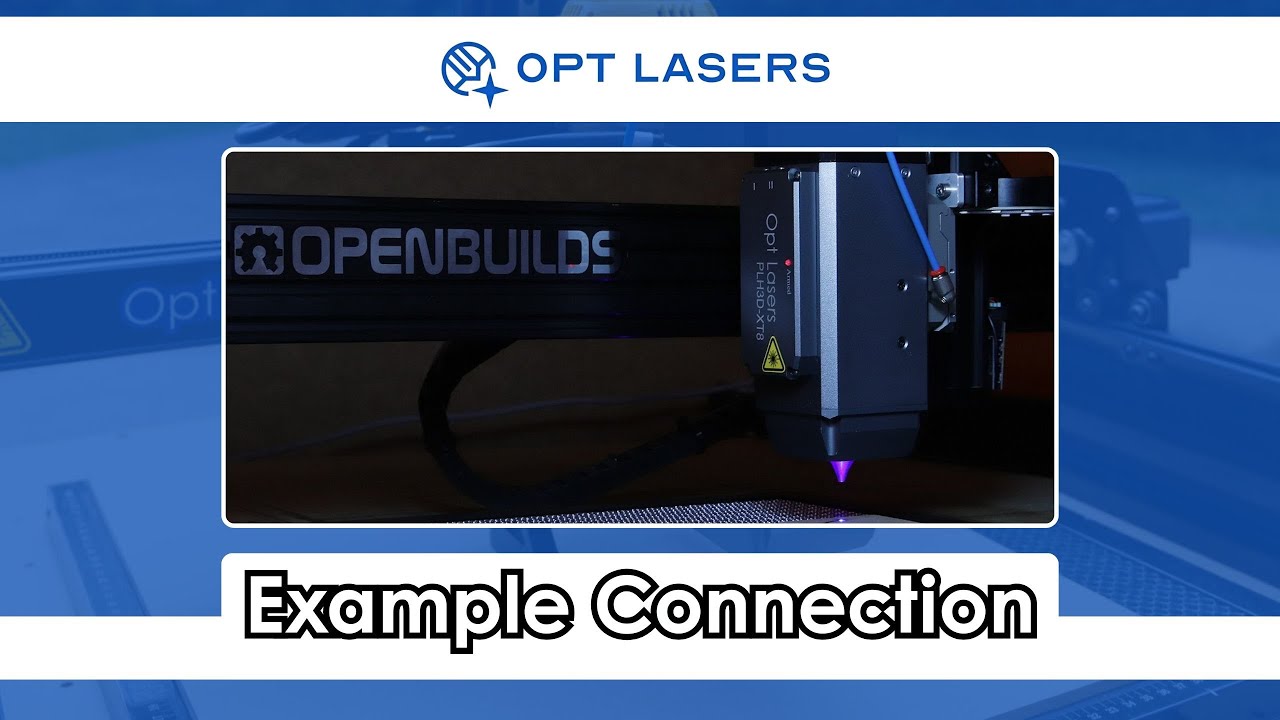 Opt Lasers PLH3D-Series Laser Head Plug&Play Kit Installation (Example)