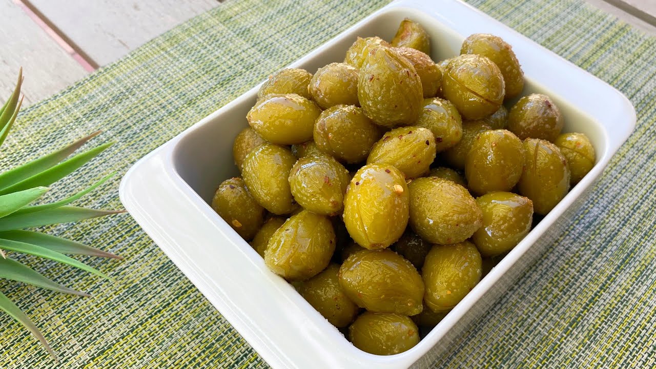 {How to make pickled green plum}របៀបធ្វេីជ្រក់ផ្លែផ្លាំ(plum)ឲ្យឡេីងរឹងស្រួយទុកបានយូរមិនដុះផ្សិត