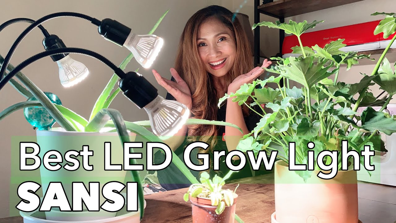 Set Up LED Grow Light SANSI for Carnivorous & Indoor Plants #gardenideas