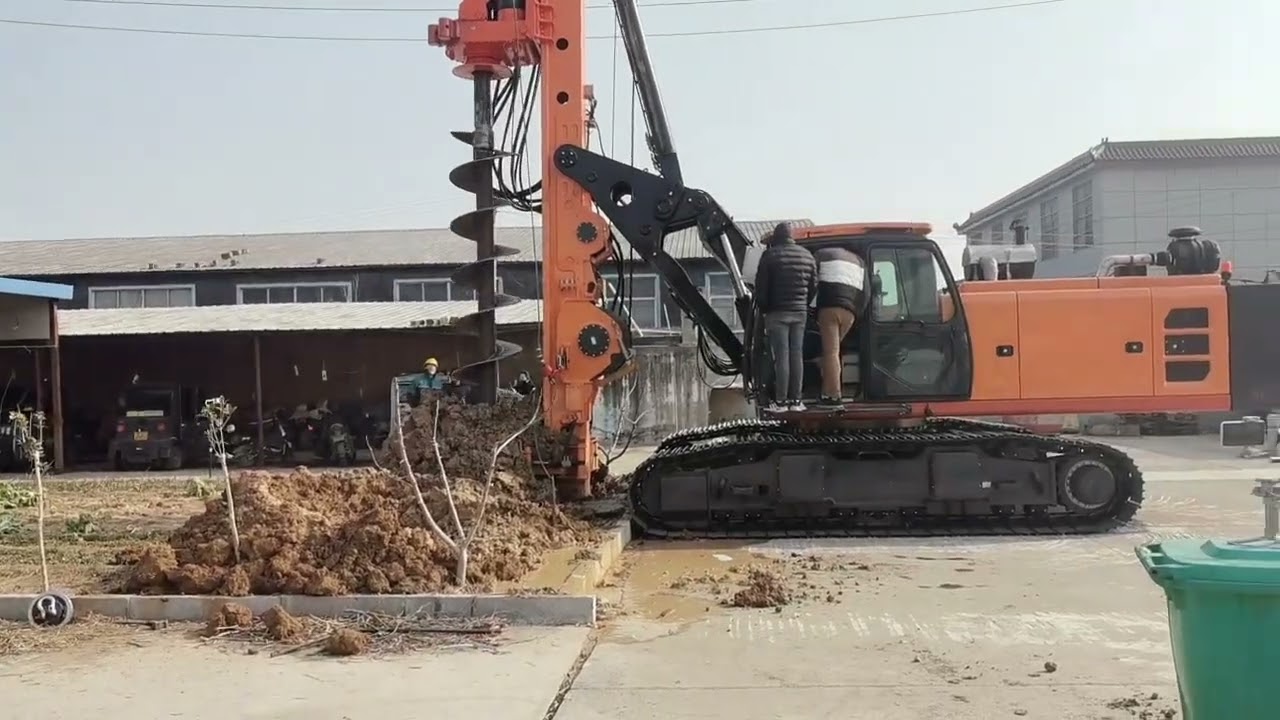 SDLQ 26-meter CFA piling machine machine testing