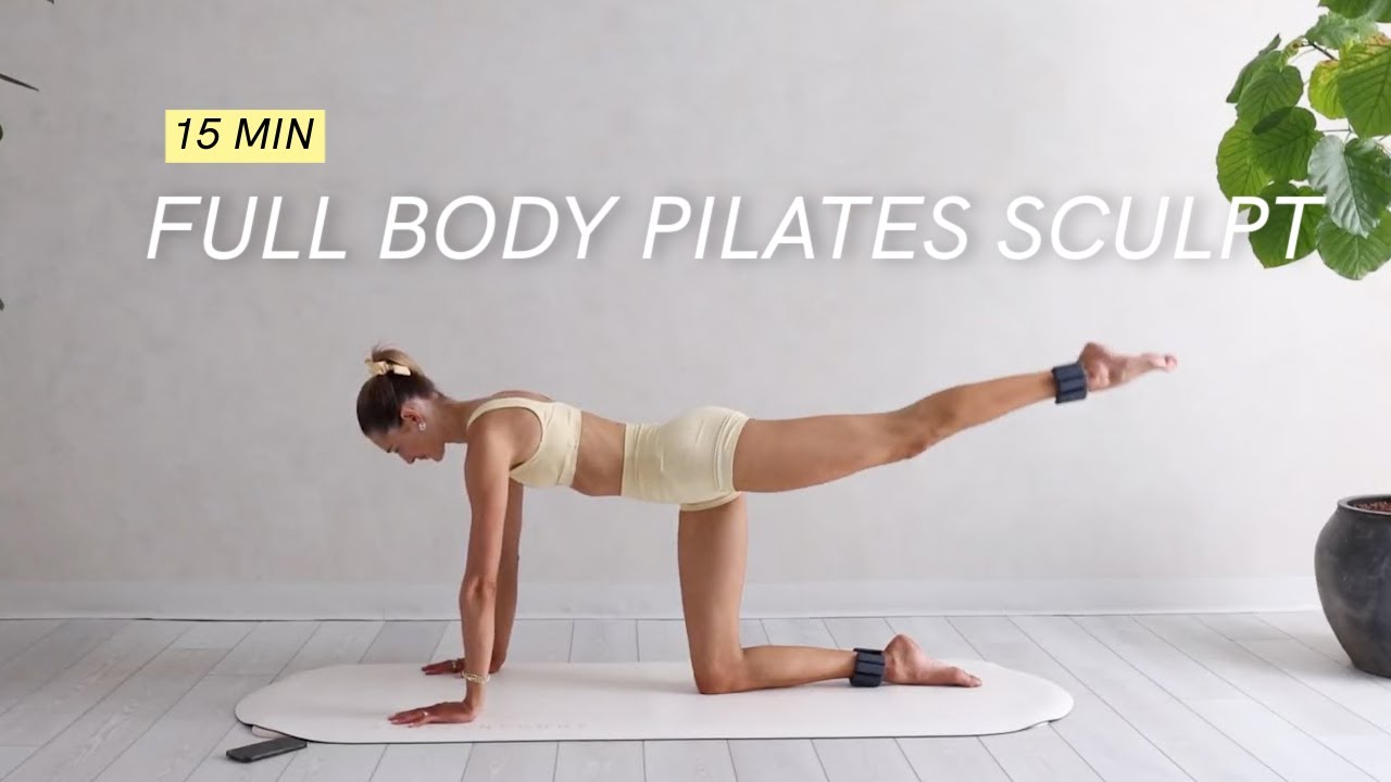 15 Min Full Body Pilates Sculpt | No Equipment | Day 1 Challenge