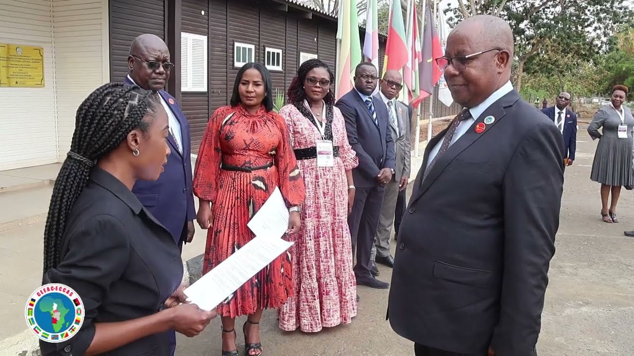 CEEAC WEB TV : Visite de la Direction du CEREEAC par le Pr&eacute;sident de la Commission de la CEEAC