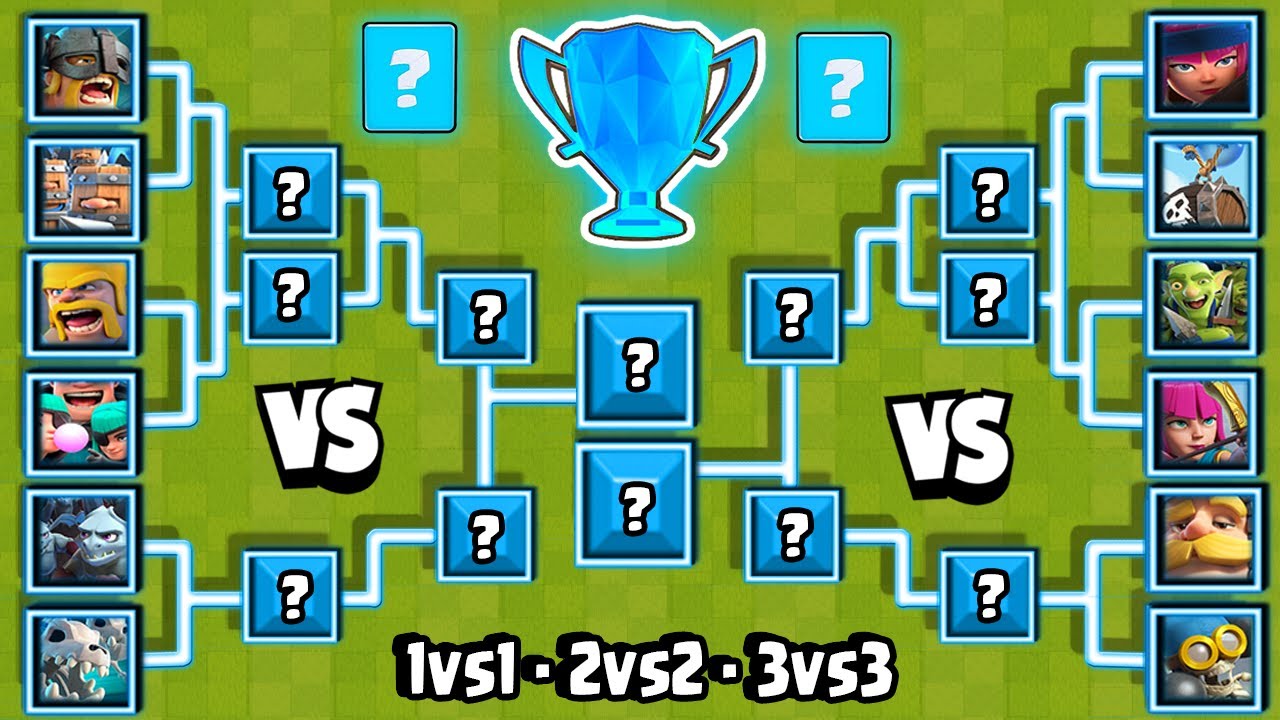 TORNEO de COMUNES | 1vs1 - 2vs2 - 3vs3 | LA COMUN MAS FUERTE | Clash Royale