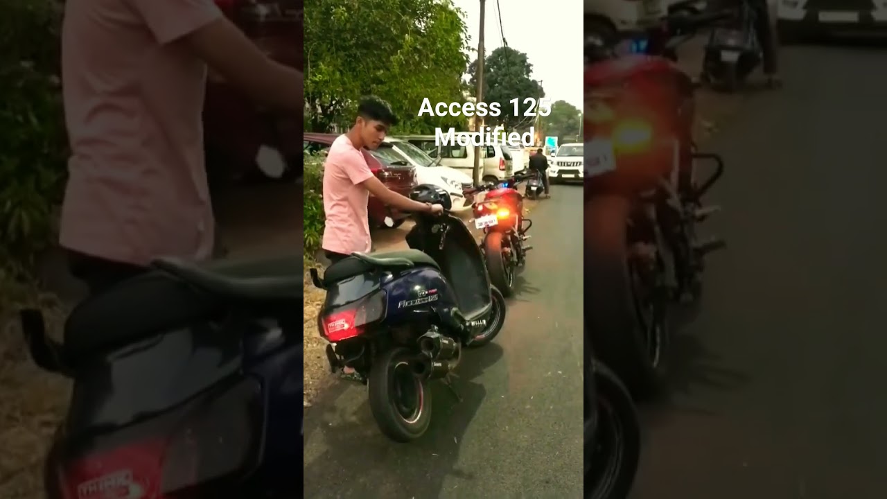 Access 125 Akrapovic Exhaust one In india 🔥🔥😍#trending #youtubeshorts #viralshorts #subscribe #real