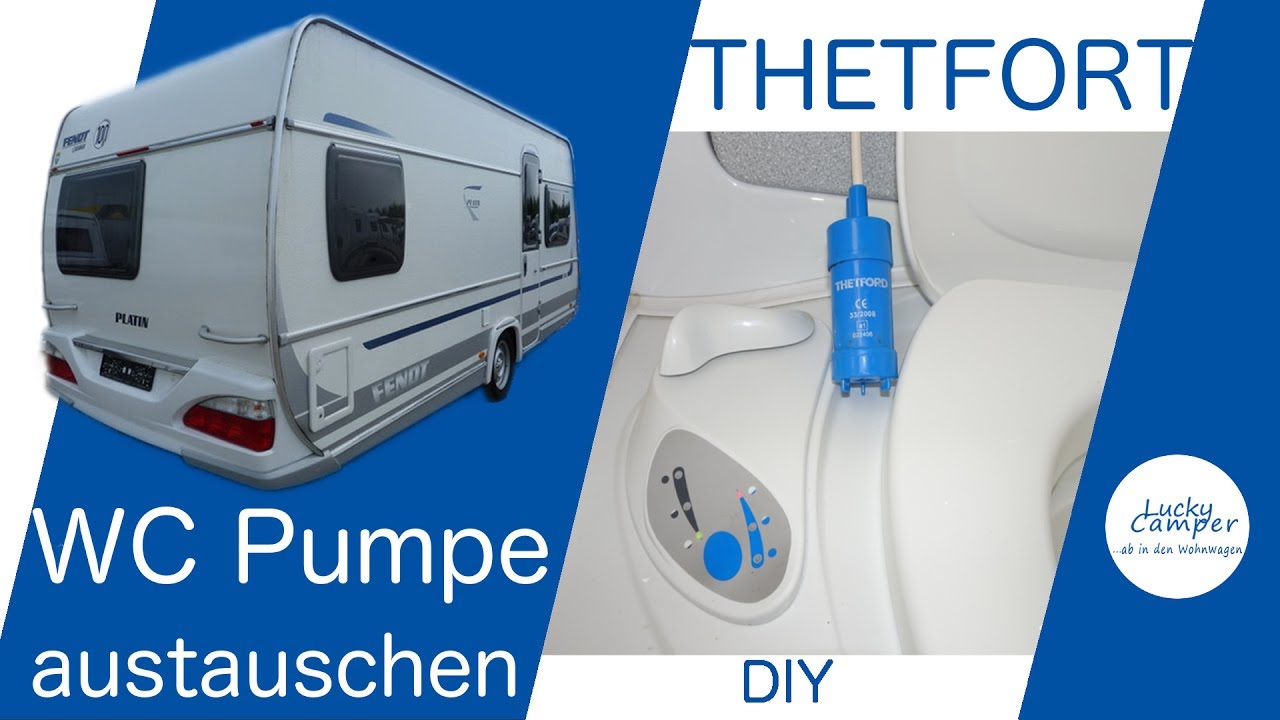 Wohnwagen Toilette | Pumpe austauschen | WC Spülung | Thetfort Casetten Toilette |DIY