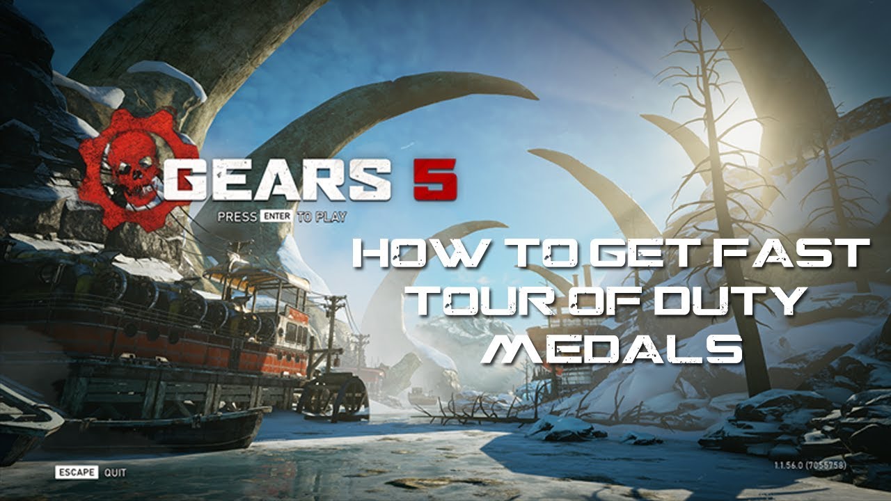 Gears 5 - How To Level Up Tour of Duty Fast (Operation 1)