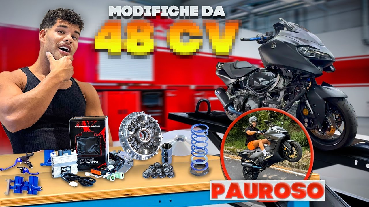ORA SI ALZA DI GASS 😳 4000 EURO DI MODIFICHE AL TMAX 560 EP.2