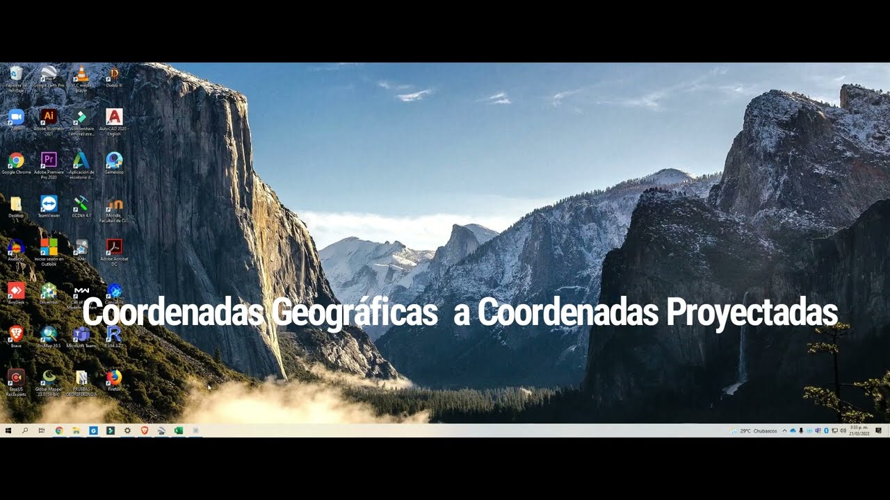 Conversión de una o más coordenadas usando MAGNA SIRGAS 5.1