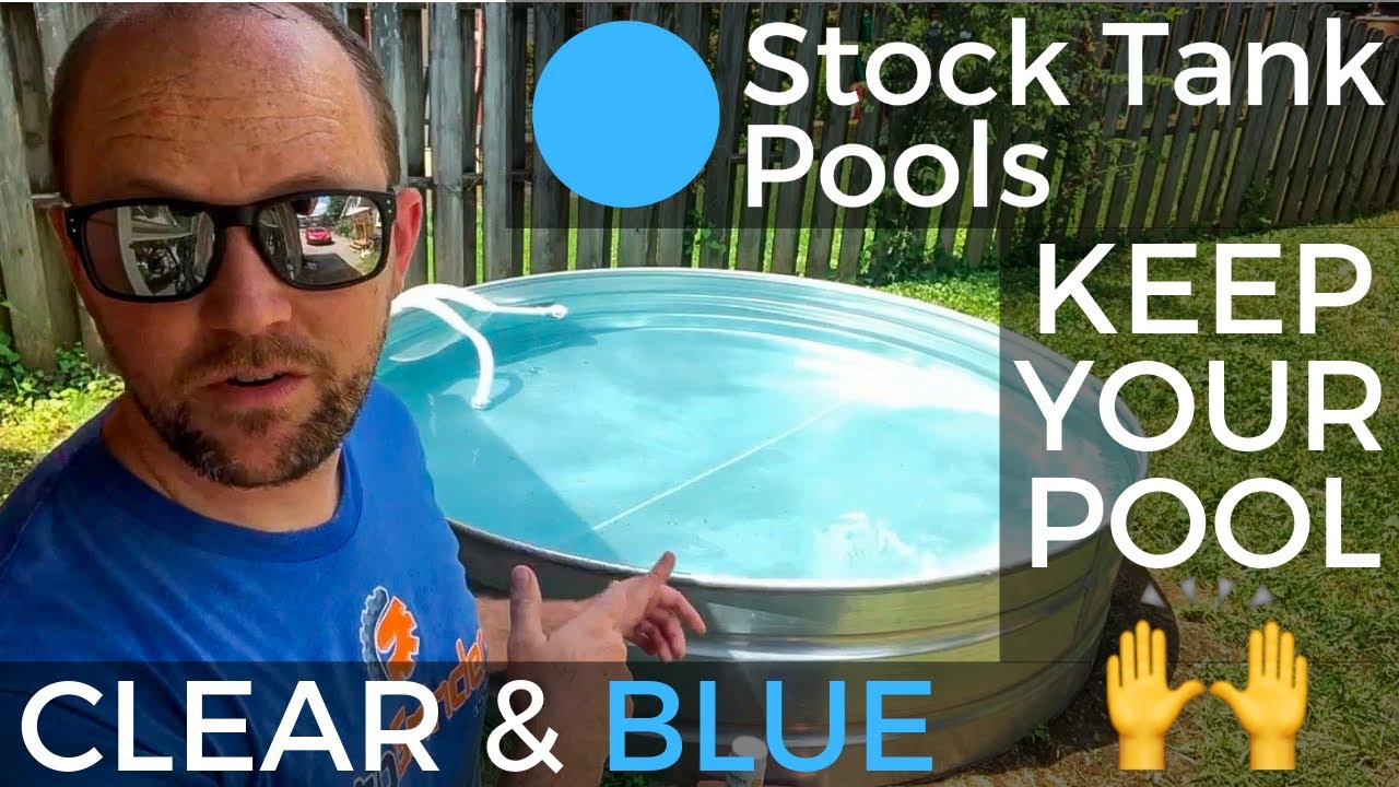 Two SIMPLE Tips to Keep Your Stock Tank Pool CLEAN and CLEAR All Summer