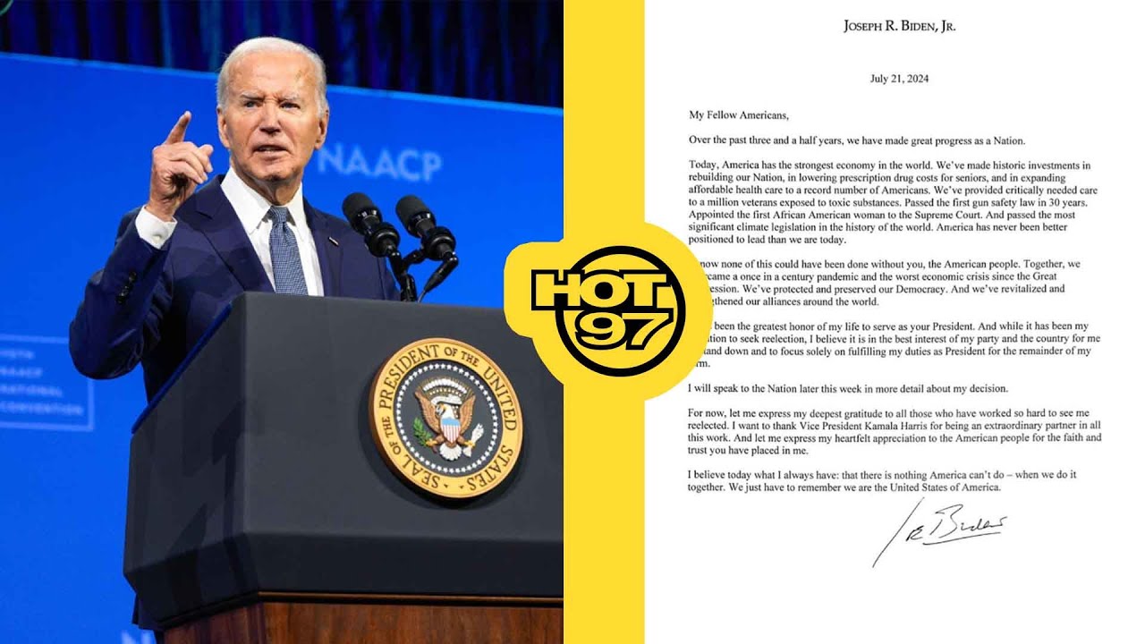Joe Biden Drops Out Of Presidential Race