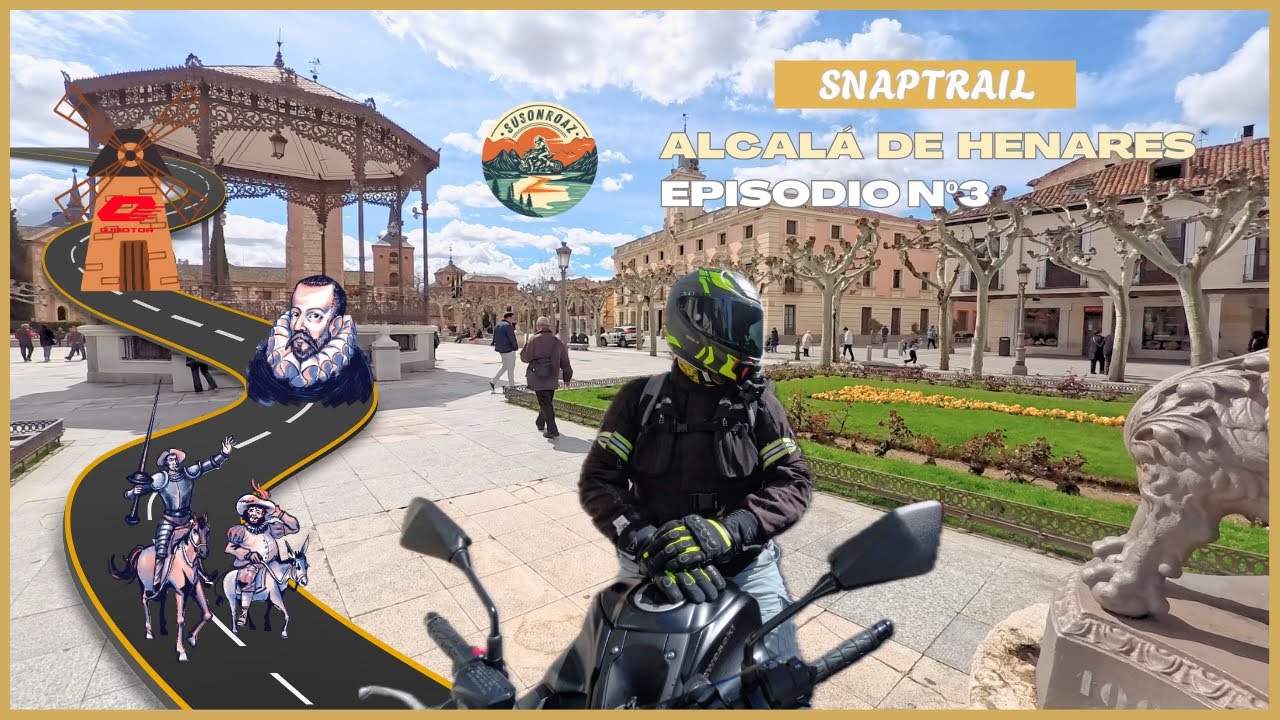 SNAPTRAIL Ep.3 🔥 Hasta donde la moto no puede llegar… ALCALÁ como nunca la viste! 🏍️🚶‍♂️