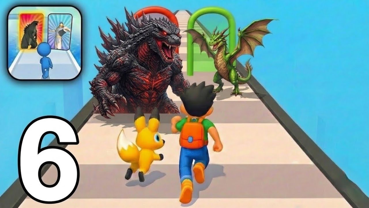 Monster Fight: Running Game &ndash; Gameplay Walkthrough Part 6 - Rush & Fight Boss (Android & iOS)