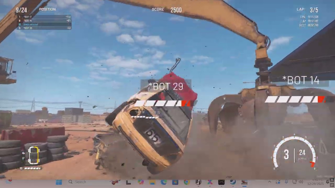 Wreckfest 2 Scrapyard figure eight