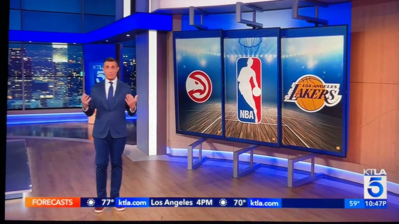 KTLA 5 News at 10pm “Sports Final” open January 13, 2026
