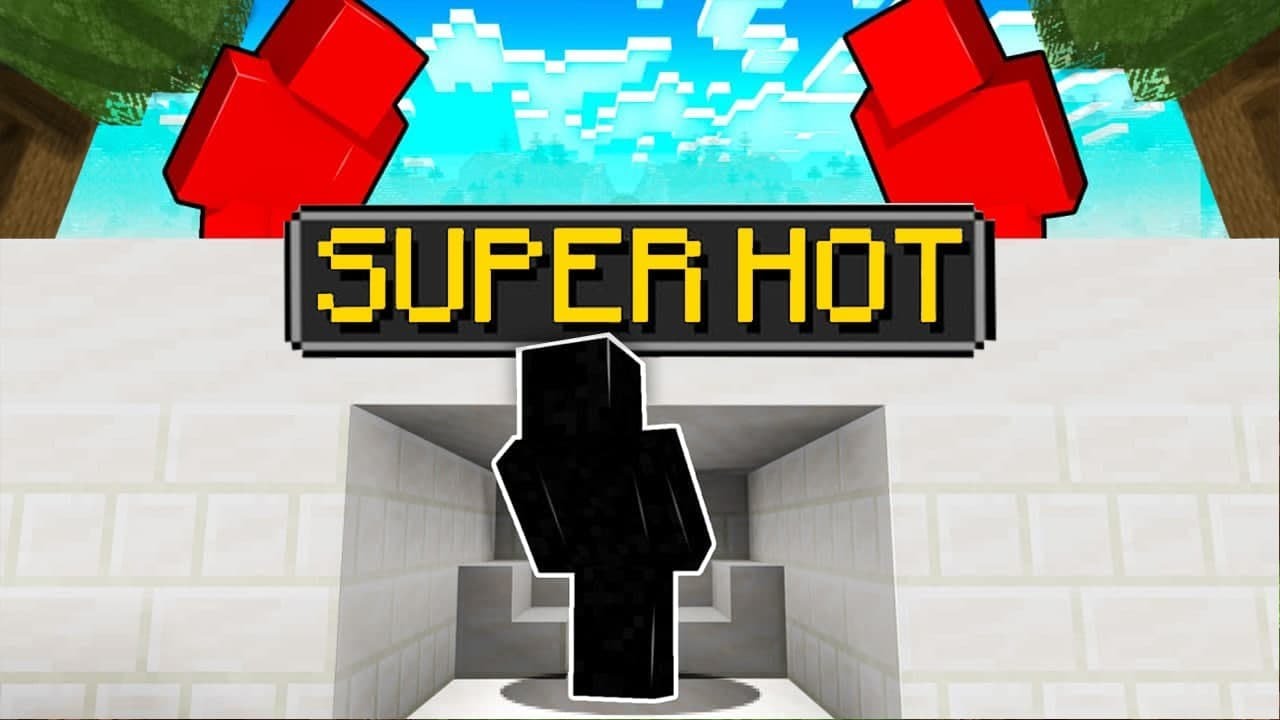 Minecraft Manhunt, But it's SUPERHOT...