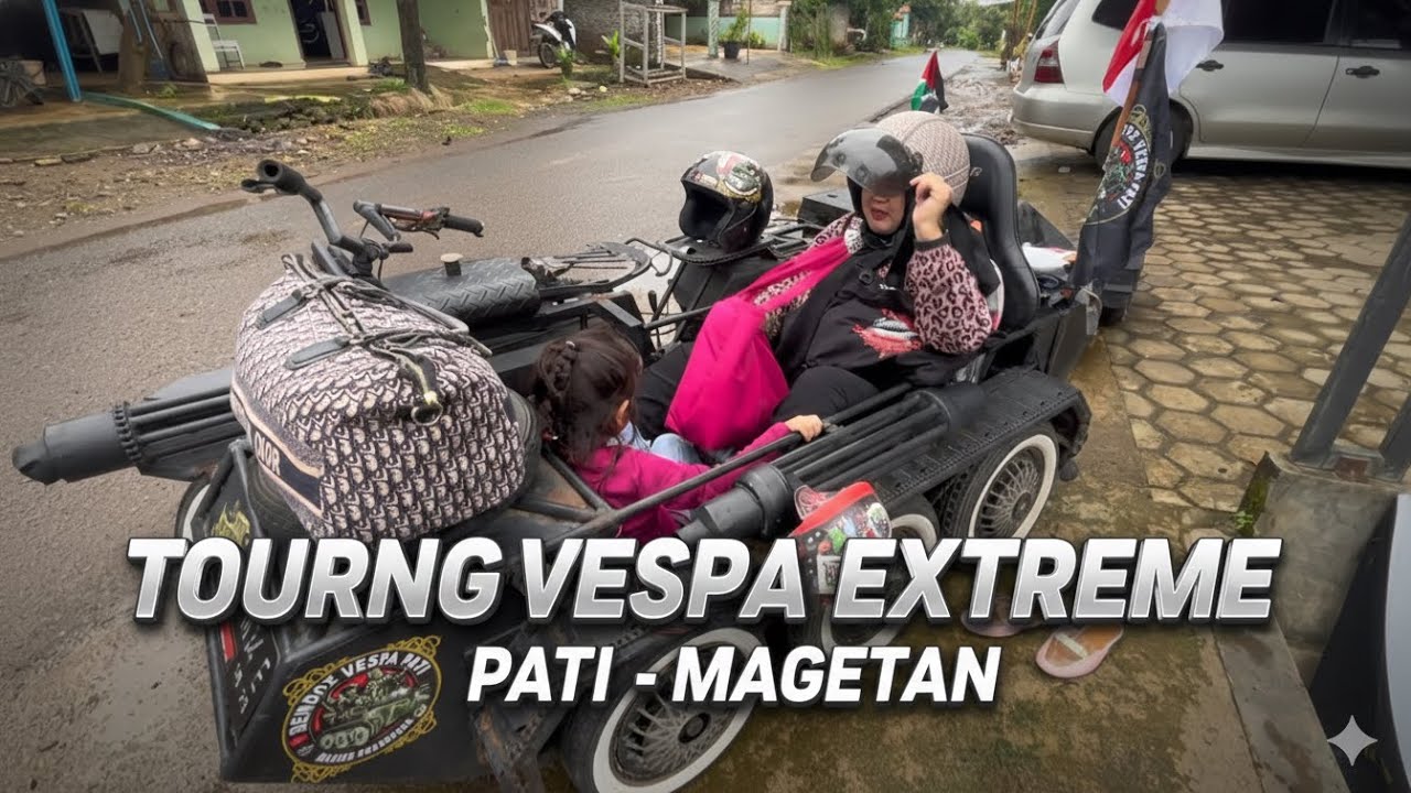 ROAD TO EVENT MAGETAN SCOOTER KUMANDANG || TOURING VESPA EXTREME PATI - MAGETAN || Part 1