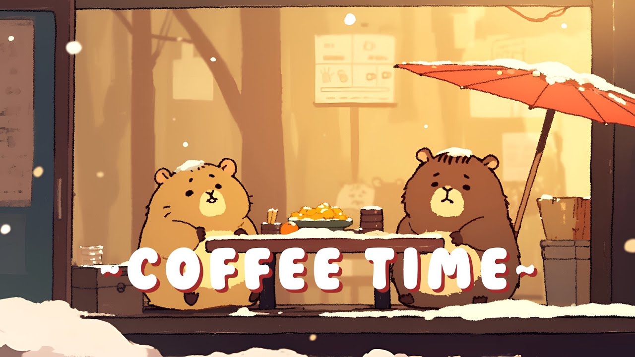 Capybara Lofi Radio - Calming Beats & Melodies ~ Tranquil Mood ~ ✨