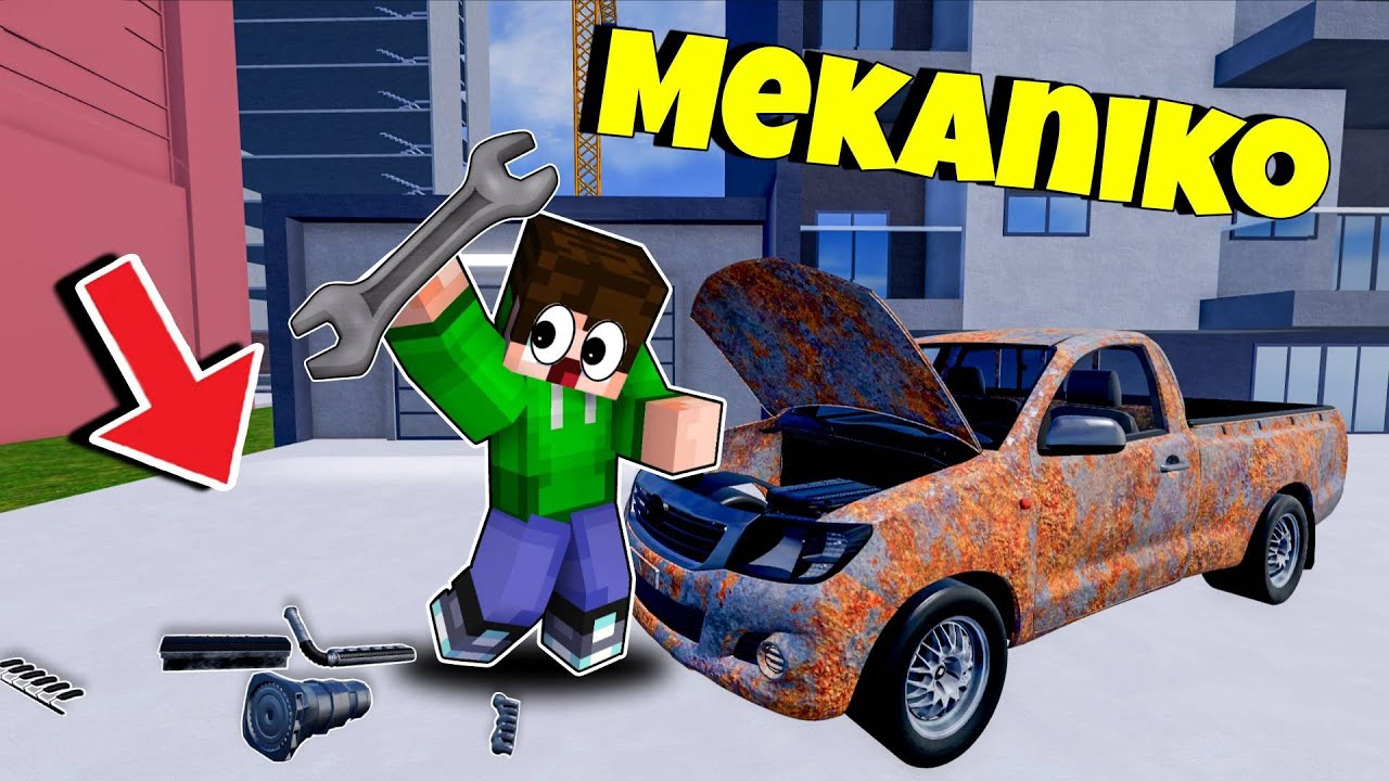 NAGING MEKANIKO AKO at INAYOS ang SIRANG PICK UP ng TROPA NASI @Kanjoplayz  SA ROBLOX