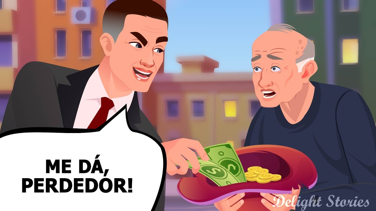 Toda manhã esse velho ficava na rua pedindo dinheiro. E toda manhã alguém o insultava