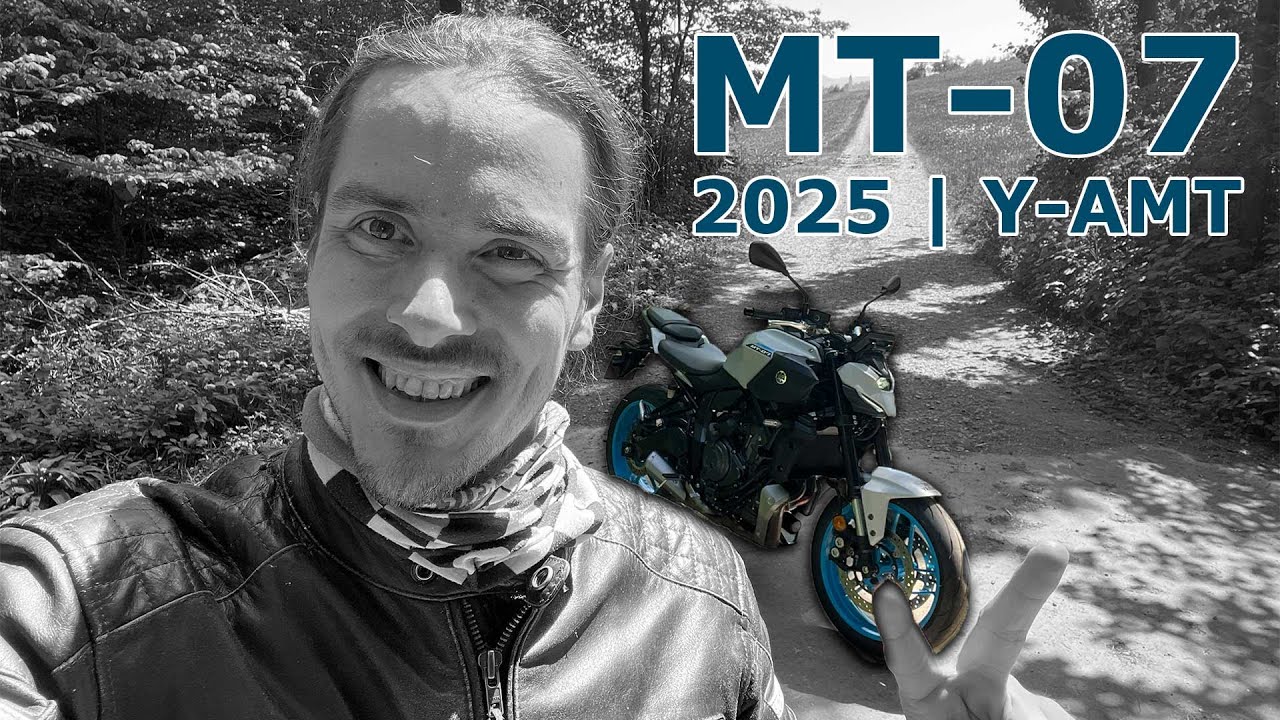 Moto Vlog | 2025 Yamaha MT-07 Y-AMT (Yamaha Automated Manual Transmission) | Rundgang und Test
