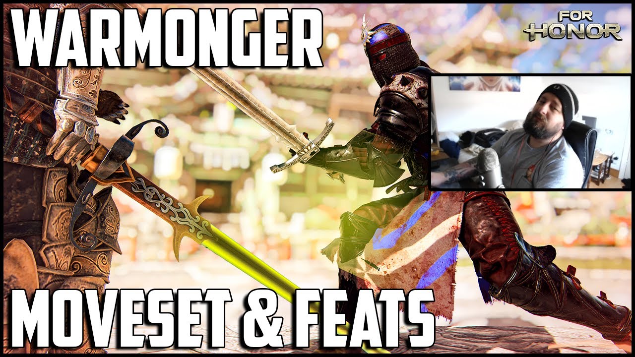 WARMONGER: Moveset & Broken Feats Showcase - For Honor