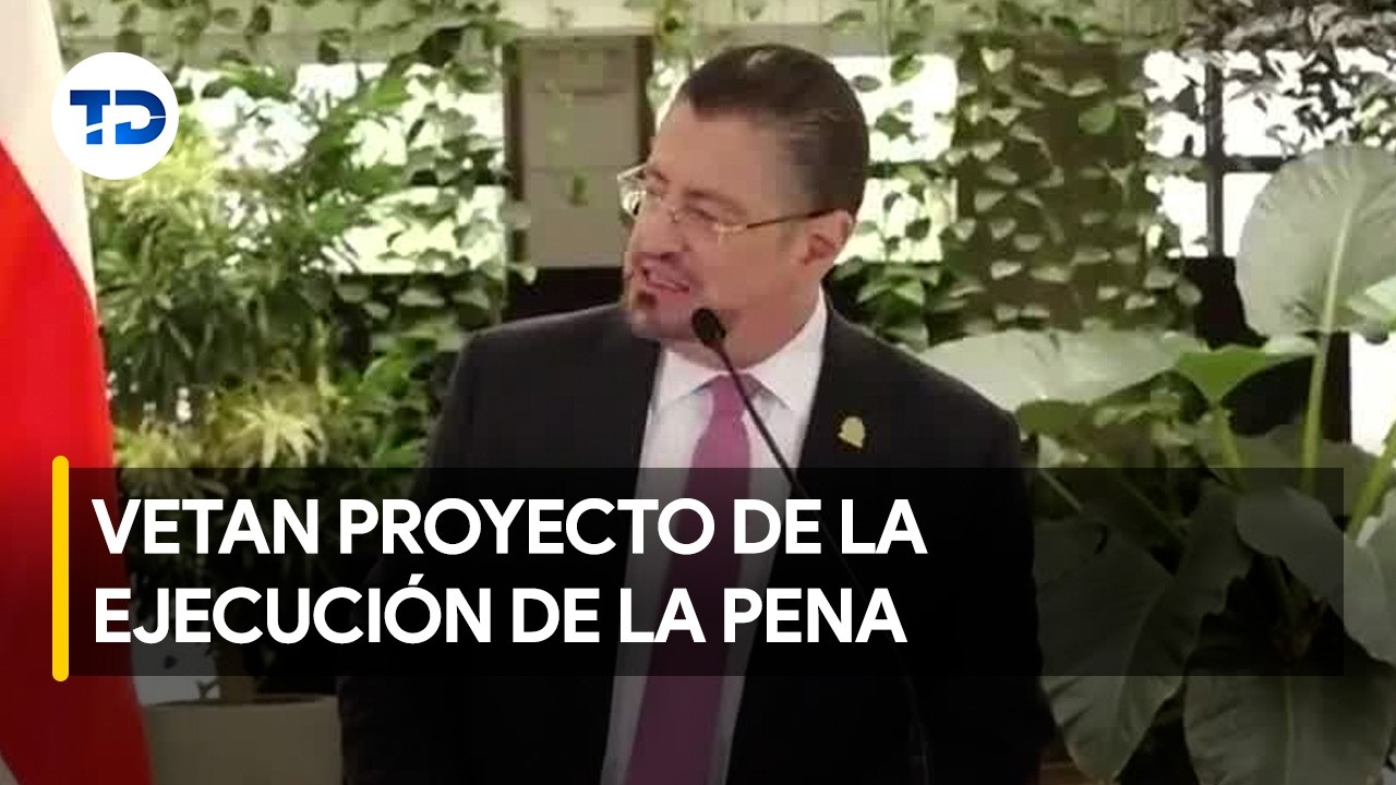 Rodrigo Chaves anuncia veto de proyecto