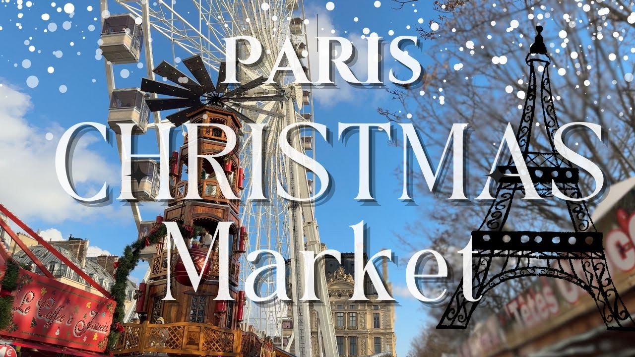 PARIS 🇫🇷 | 🎄Christmas Market | Tuileries Garden La Magie de Noël | Walking Tour 4K