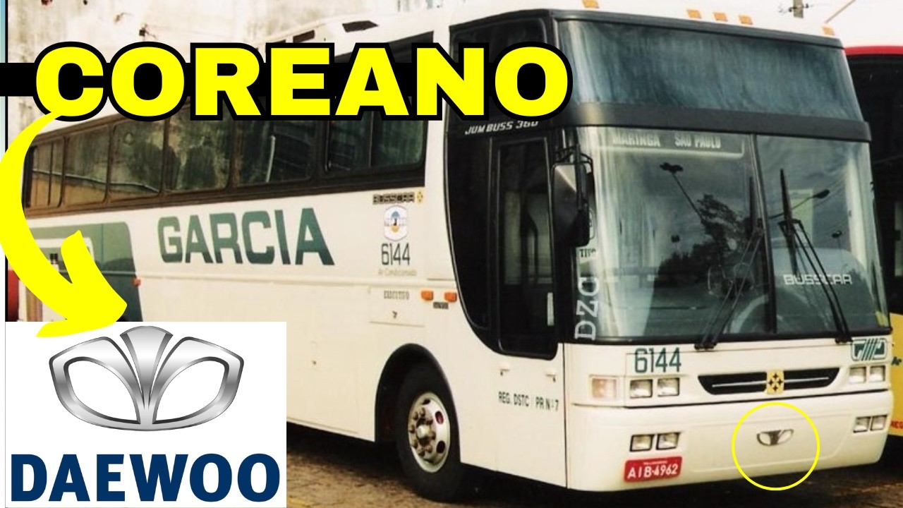 RARÍSSIMO ÔNIBUS DAEWOO DA VIAÇÃO GARCIA