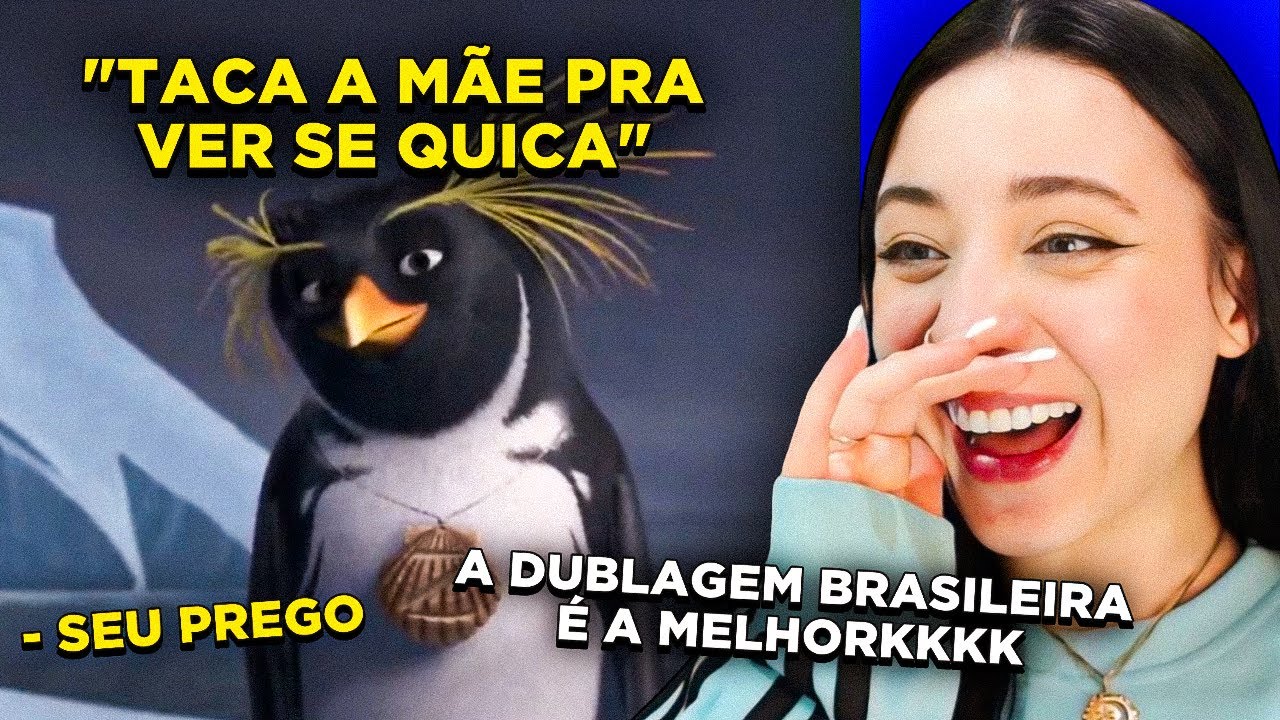 A dublagem BRASILEIRA sendo a MELHOR DO MUNDO ‹ Ellen reagindo ›