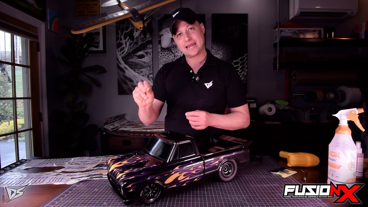 From Plain to Pro: Incredible RC car body transformation with FusionX RC graphics (How-To)