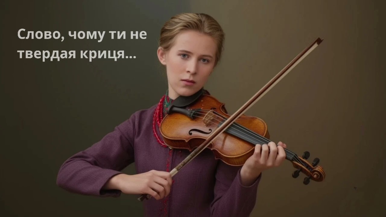 Леся Українка - Слово, Чому Ти Не Твердая Криця | Українська Поезія в Піснях