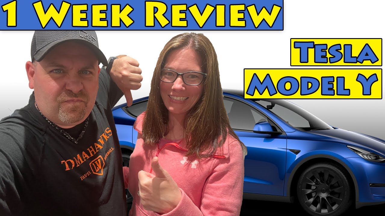Обзор первой недели эксплуатации нашего Tesla Model Y 7-местного автомобиля с увеличенным запасом...