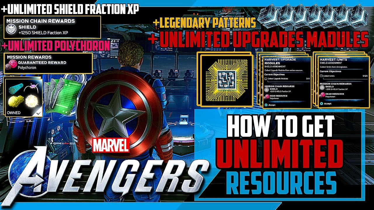 HOW TO GET UNLIMITED RESOURCES || MARVEL'S AVENGERS GAME ||