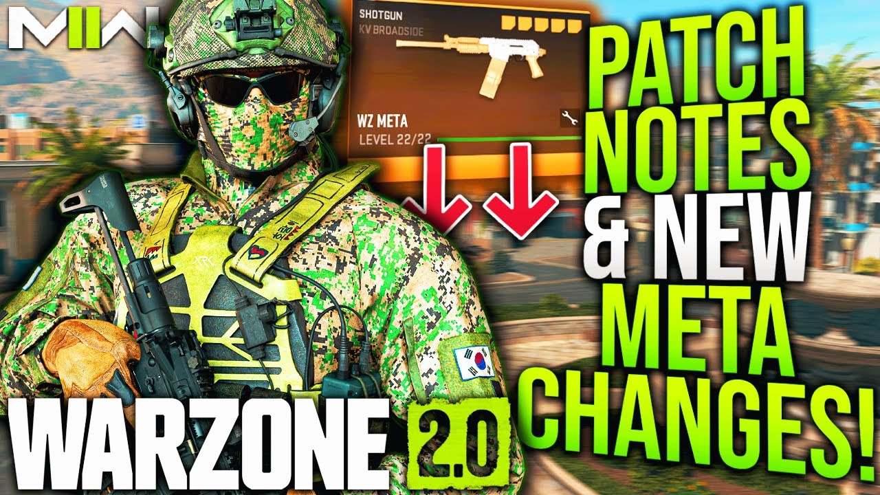 WARZONE 2: New META UPDATE Patch Notes & GAMEPLAY Changes! (Surprise Update)
